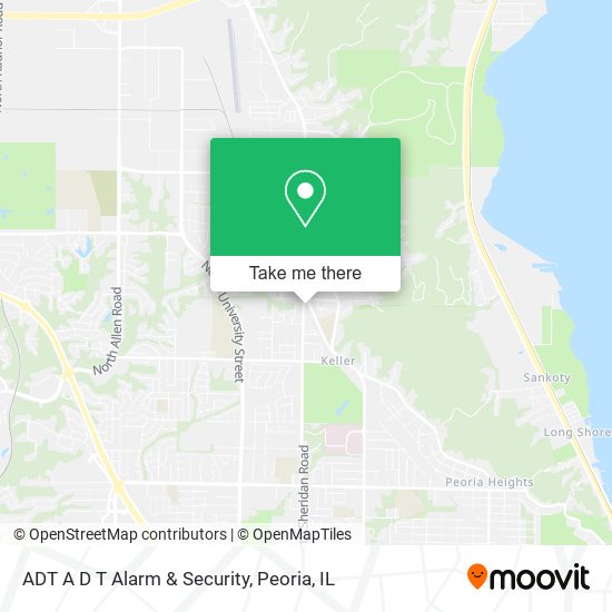 Mapa de ADT A D T Alarm & Security