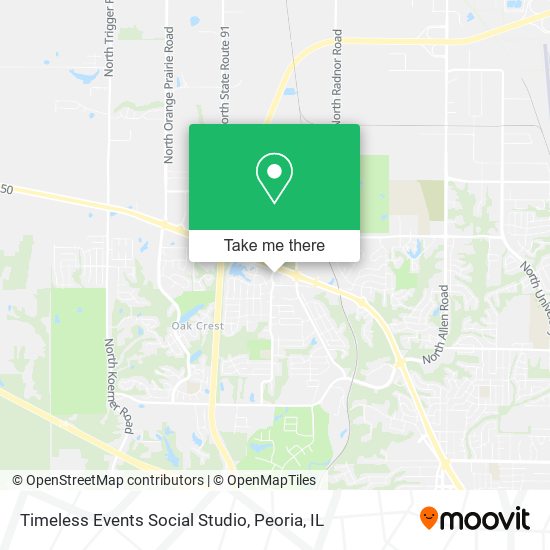 Mapa de Timeless Events Social Studio