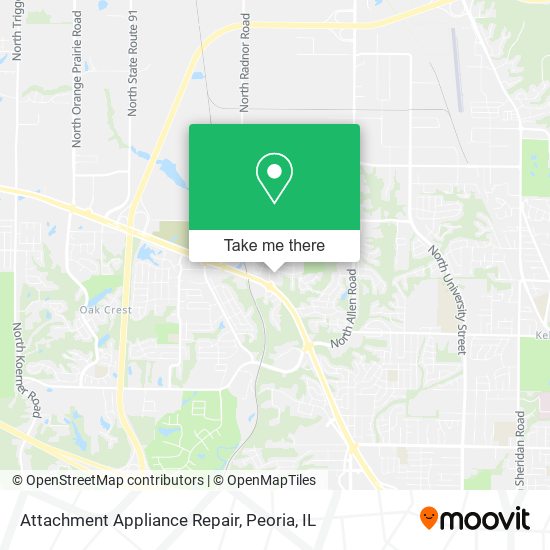 Mapa de Attachment Appliance Repair