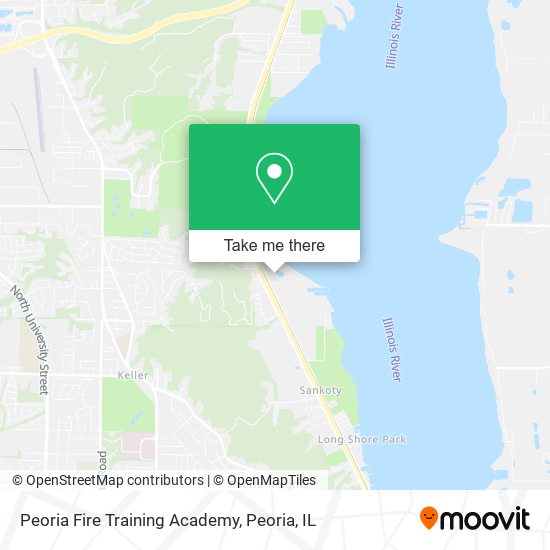 Peoria Fire Training Academy map