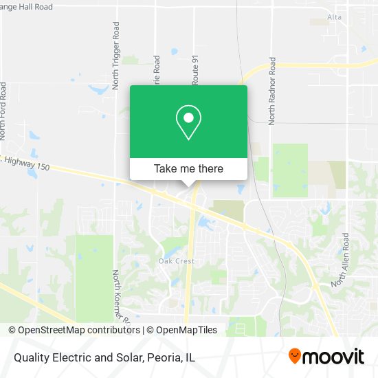 Quality Electric and Solar map
