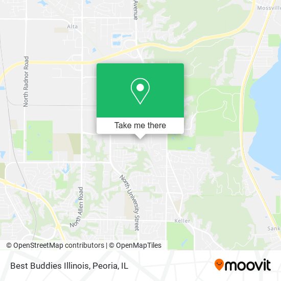 Mapa de Best Buddies Illinois