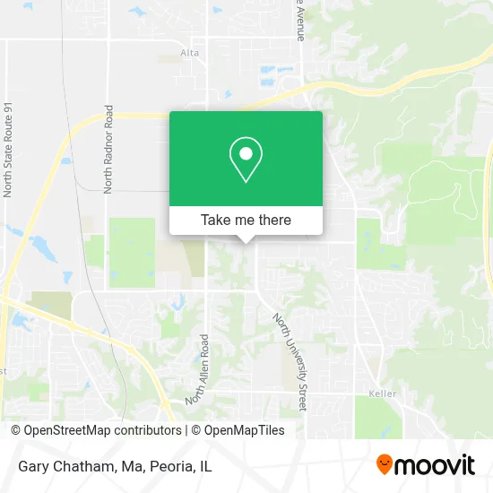 Gary Chatham, Ma map