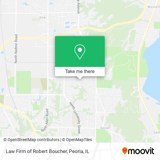 Law Firm of Robert Boucher map