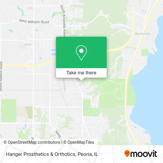 Hanger Prosthetics & Orthotics map