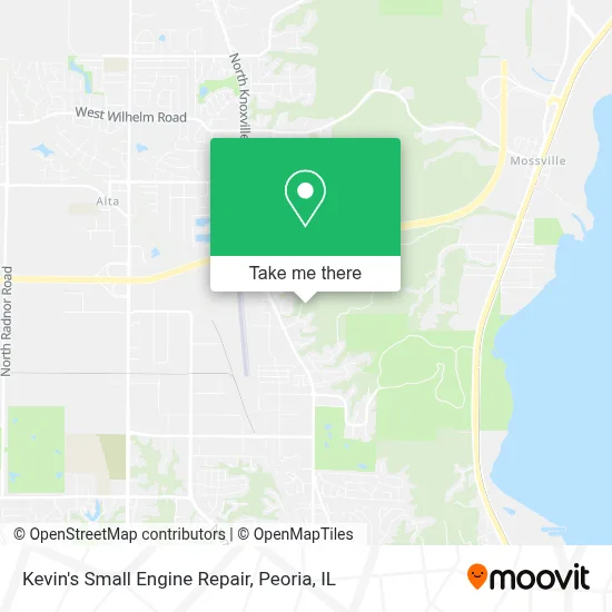 Kevin's Small Engine Repair map