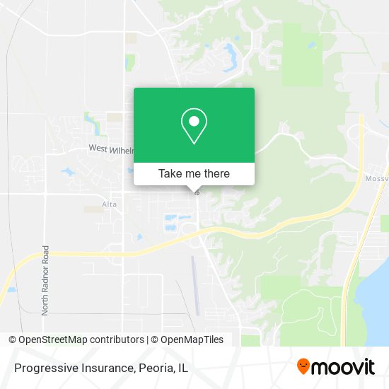 Progressive Insurance map