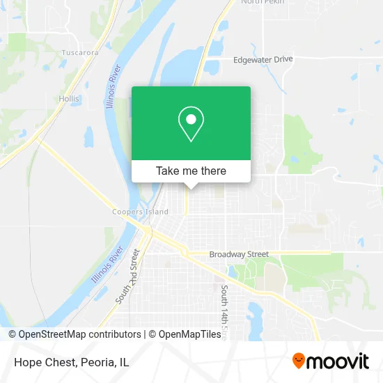 Hope Chest map