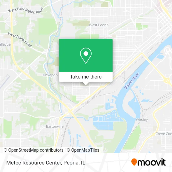 Metec Resource Center map