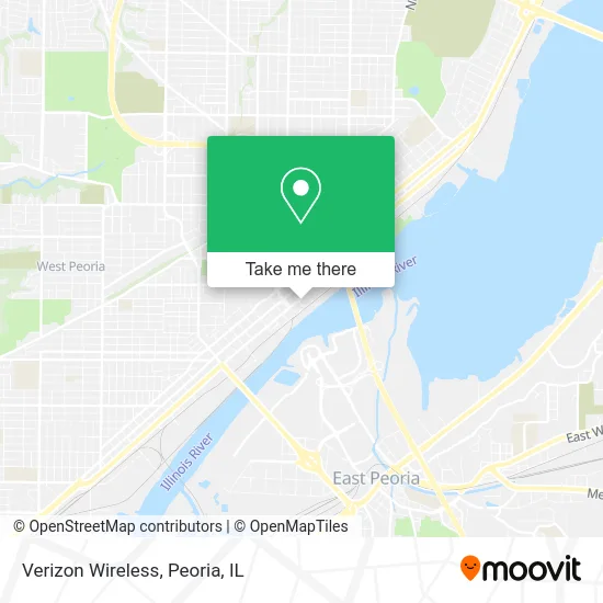 Mapa de Verizon Wireless