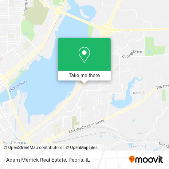 Adam Merrick Real Estate map