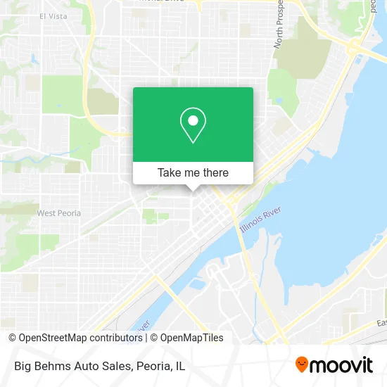 Big Behms Auto Sales map