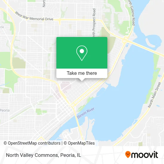 North Valley Commons map