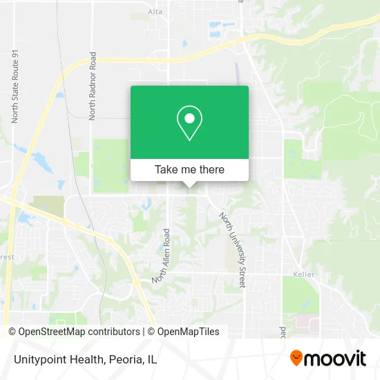 Unitypoint Health map