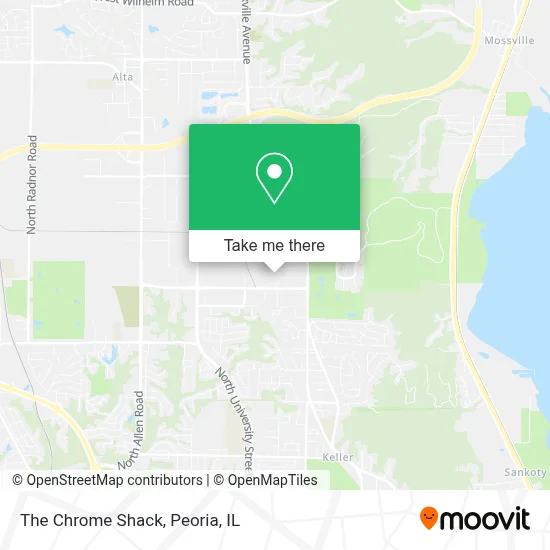 The Chrome Shack map