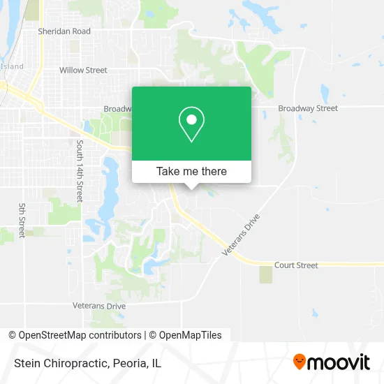 Stein Chiropractic map