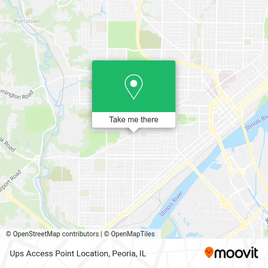 Ups Access Point Location map
