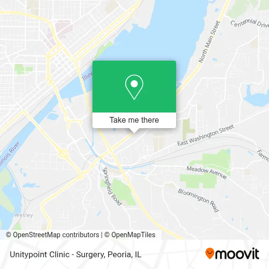Unitypoint Clinic - Surgery map