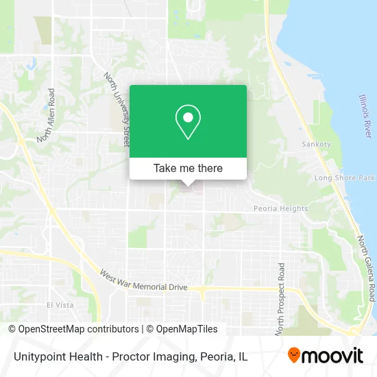 Unitypoint Health - Proctor Imaging map
