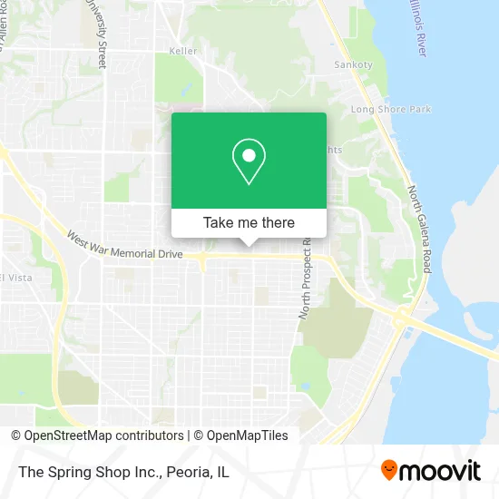 The Spring Shop Inc. map