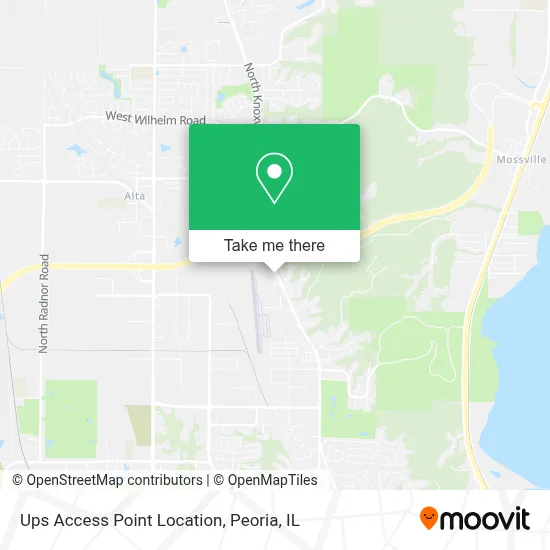Ups Access Point Location map