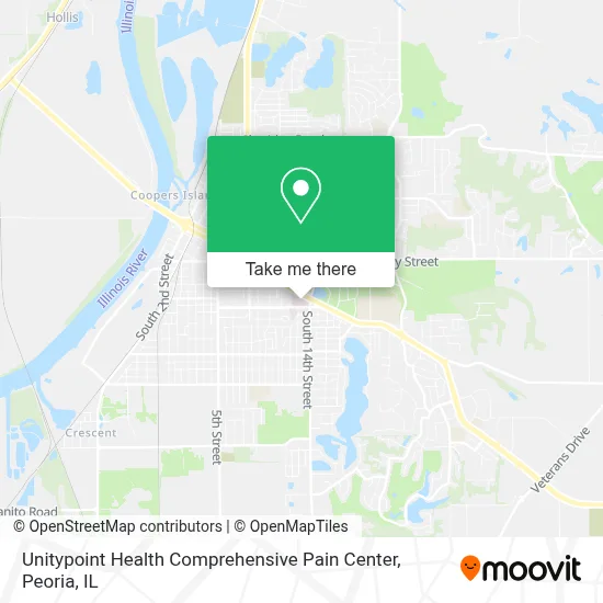 Unitypoint Health Comprehensive Pain Center map