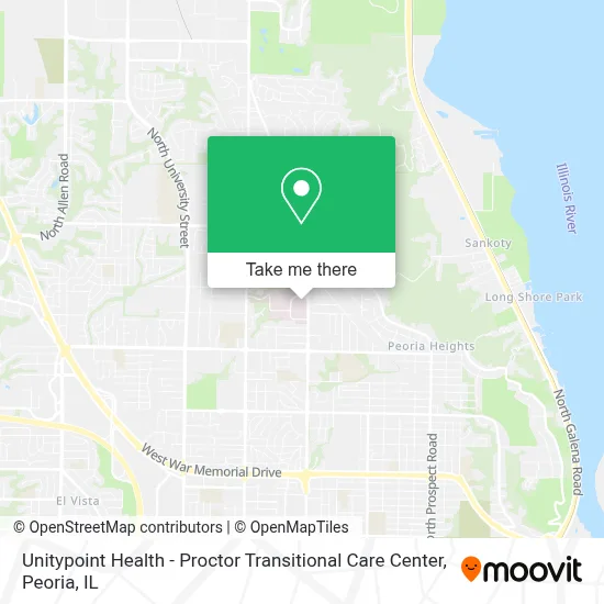 Unitypoint Health - Proctor Transitional Care Center map