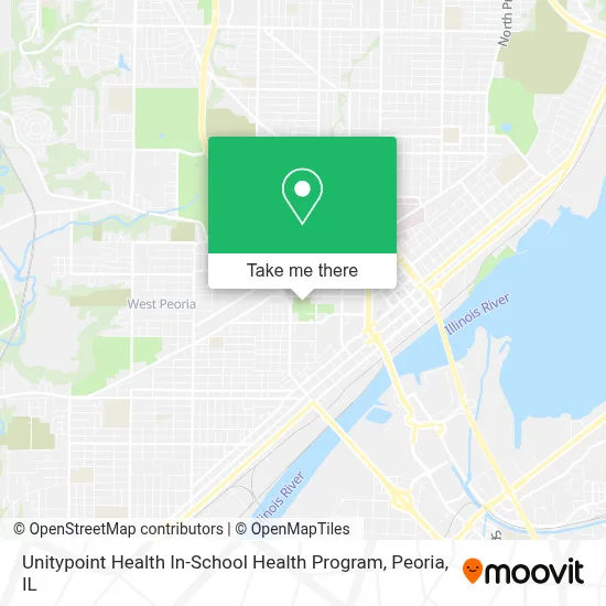 Unitypoint Health In-School Health Program map