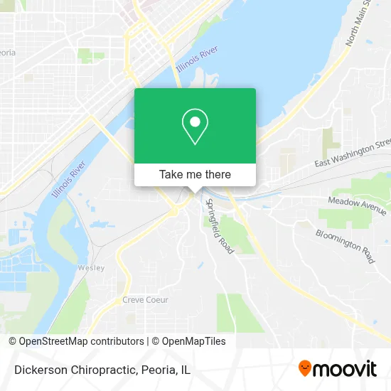 Dickerson Chiropractic map