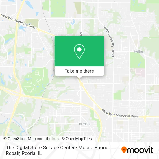 The Digital Store Service Center - Mobile Phone Repair map