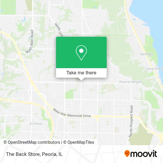 The Back Store map