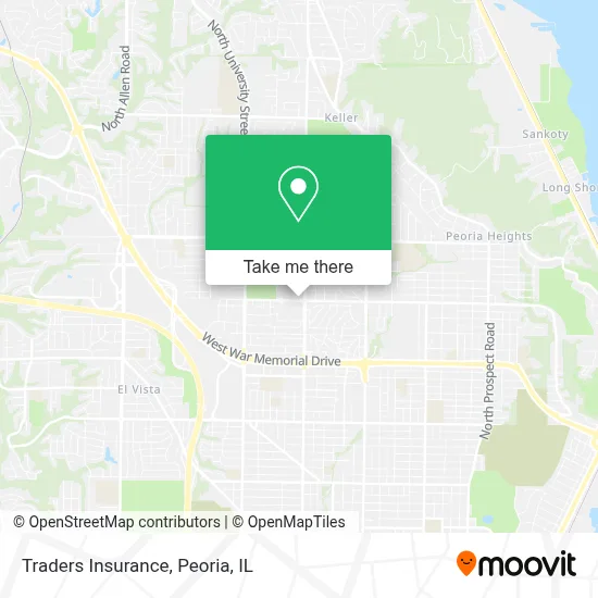 Traders Insurance map