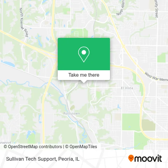 Sullivan Tech Support map