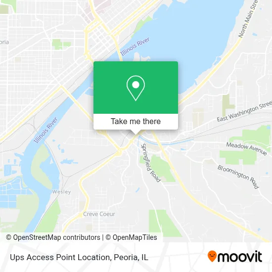 Ups Access Point Location map