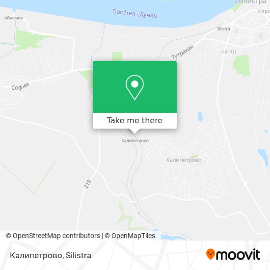 Карта Калипетрово
