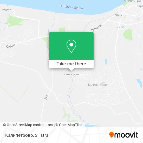 Карта Калипетрово