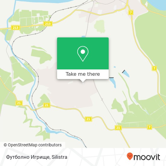 Футболно Игрище map