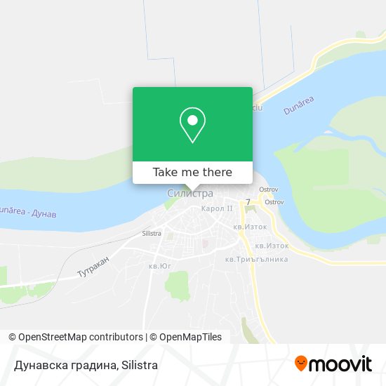 Дунавска градина map