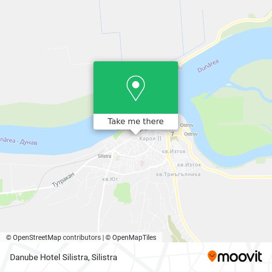 Danube Hotel Silistra map