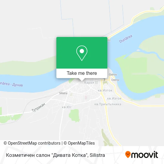 Карта Козметичен салон "Дивата Котка"