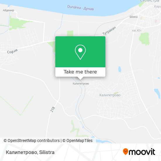 Калипетрово map