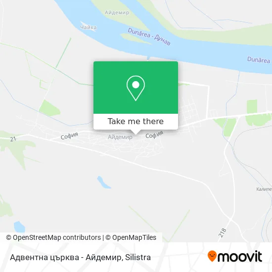Карта Адвентна църква - Айдемир
