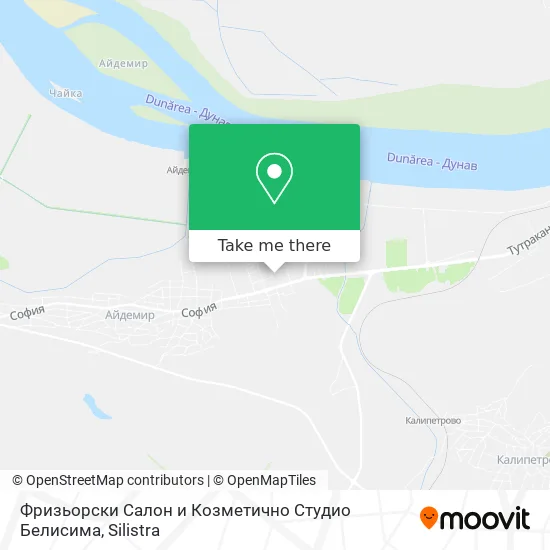 Карта Фризьорски Салон и Козметично Студио Белисима