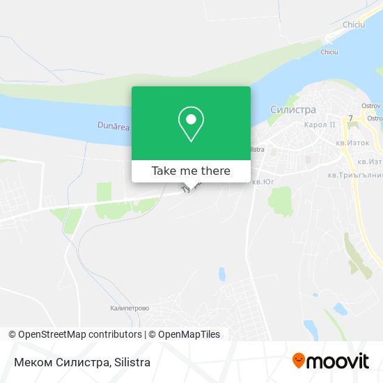 Карта Меком Силистра
