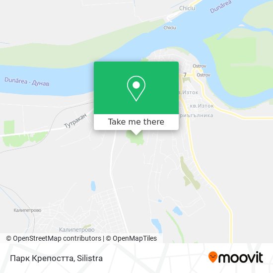 Парк Крепостта map