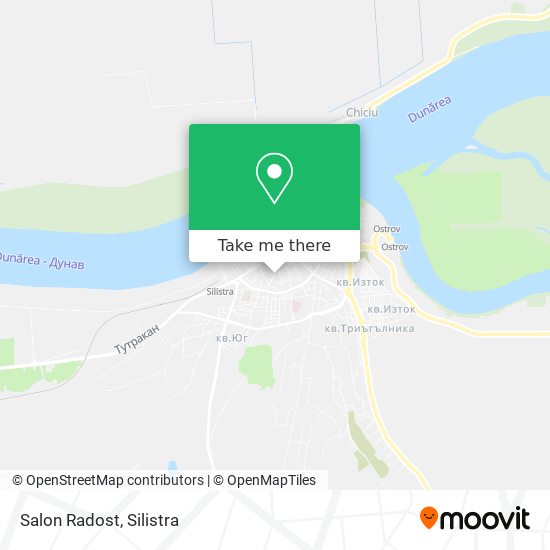 Salon Radost map