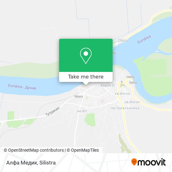 Алфа Медик map