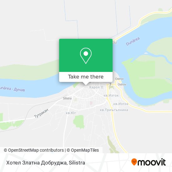 Карта Хотел Златна Добруджа