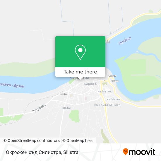 Окръжен съд Силистра map