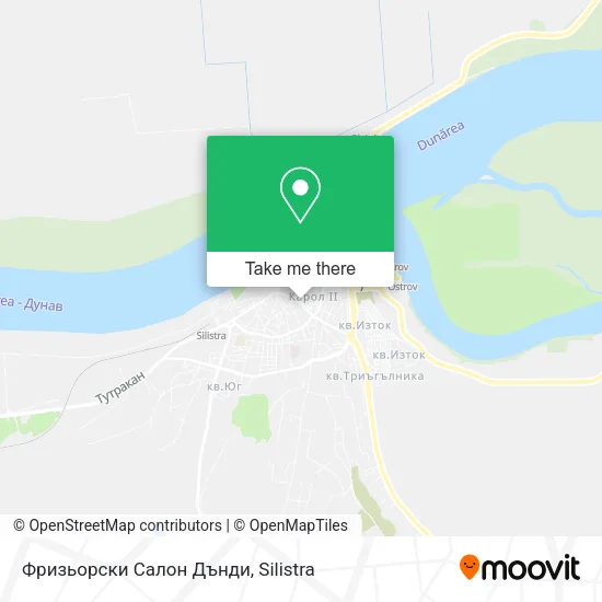 Карта Фризьорски Салон Дънди